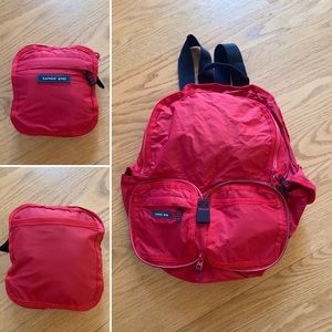 NWOT Lands End foldable / packable backpack